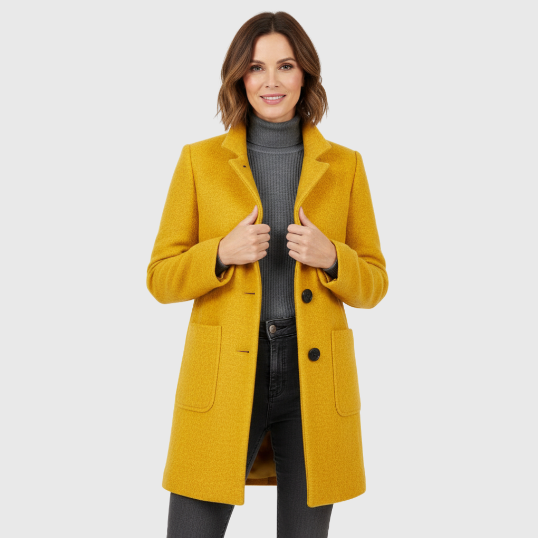 Kowalski™ | Kurtka z wysokim kołnierzem z mieszanki wełny