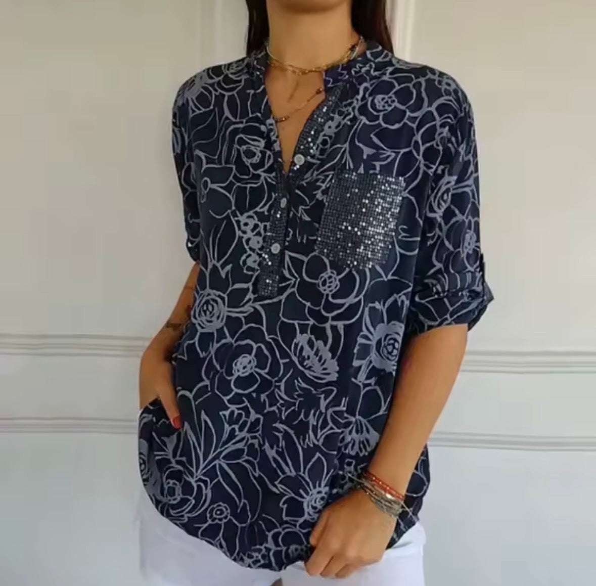 Kowalski™ | Lekka Bluzka w Kwiatowy Wzór