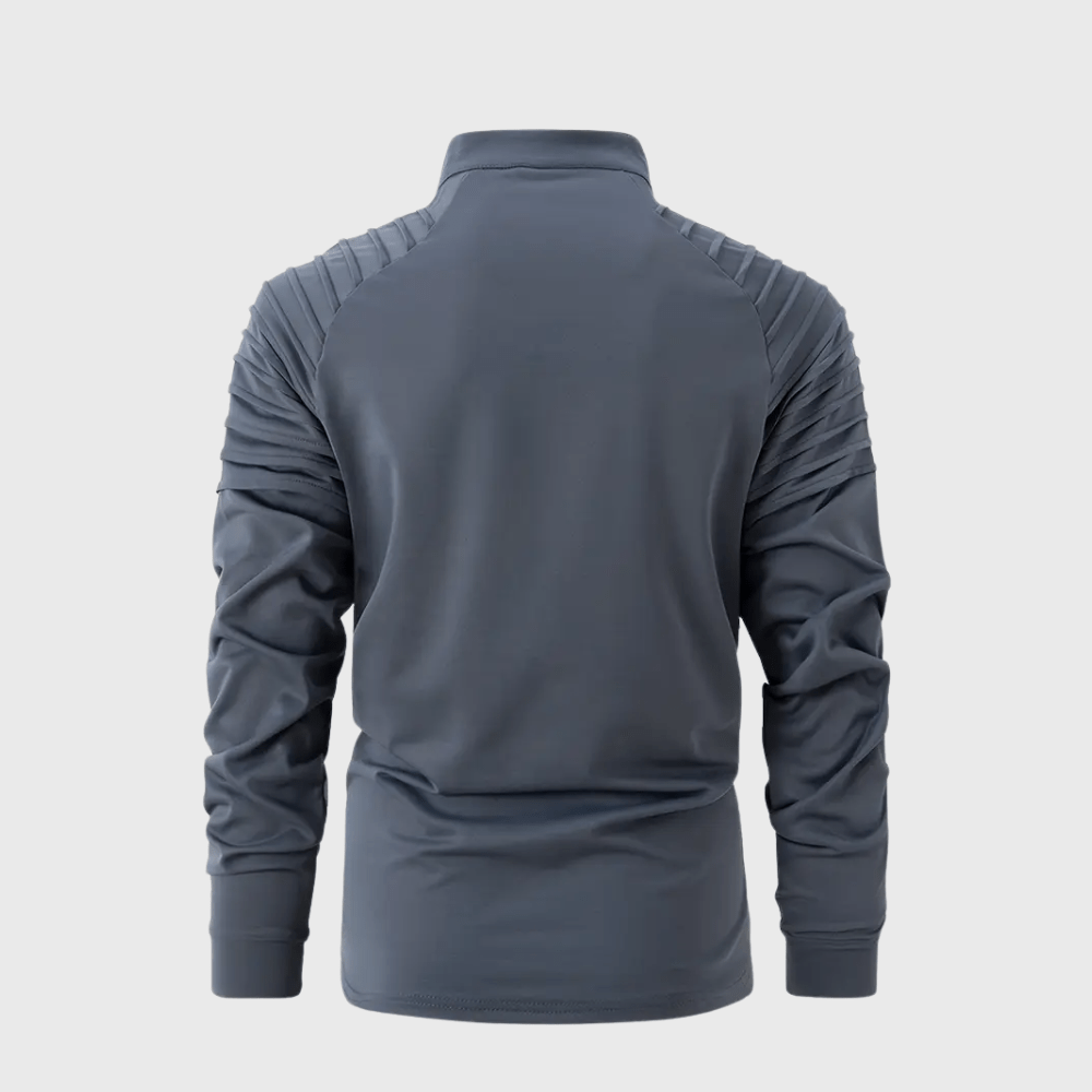 Kowalski™ | Koszulka Polo z Długim Rękawem i Zamkiem Błyskawicznym - Kowalski Warszawa