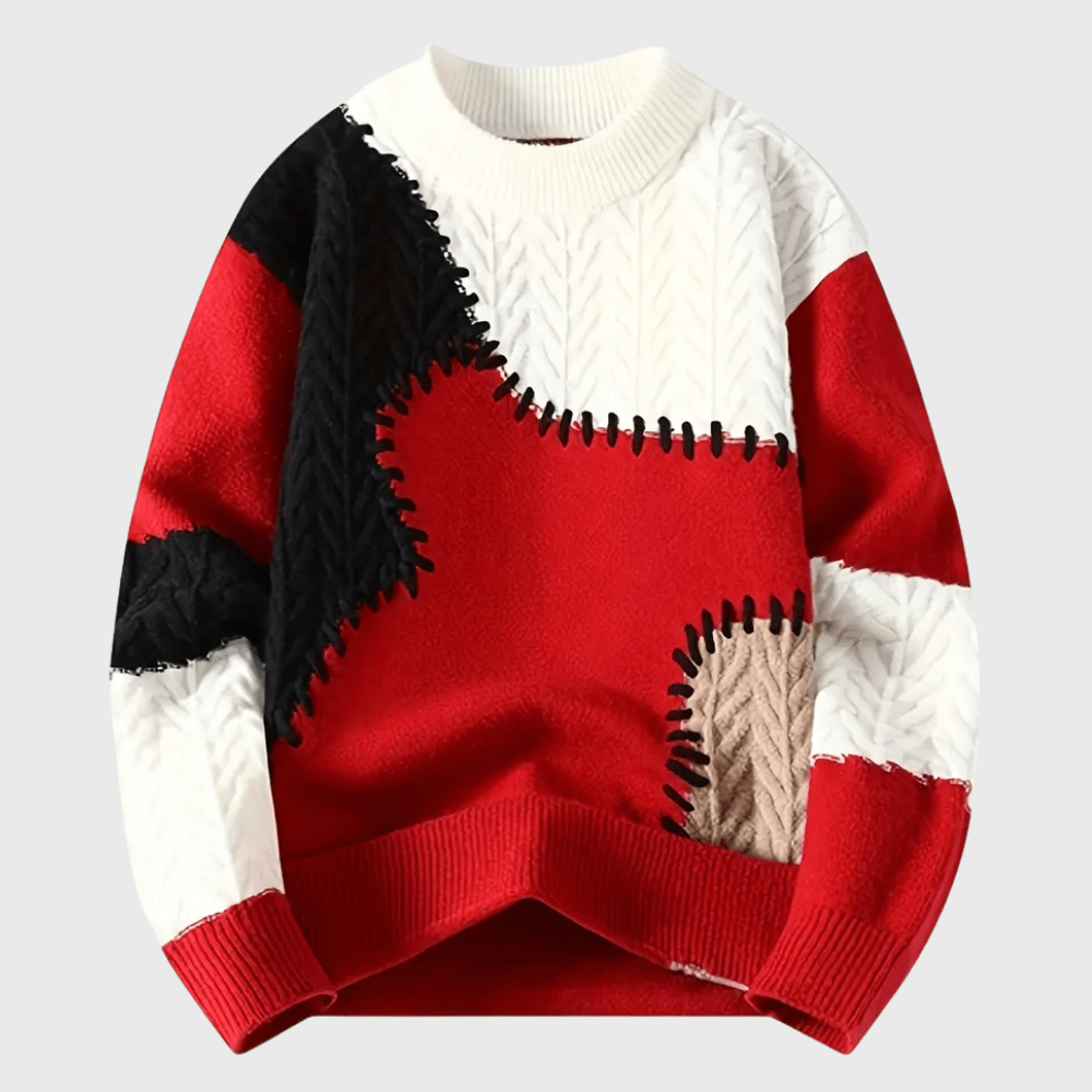 Kowalski™ | Swobodny sweter z dzianiny z okrągłym dekoltem - Kowalski Warszawa