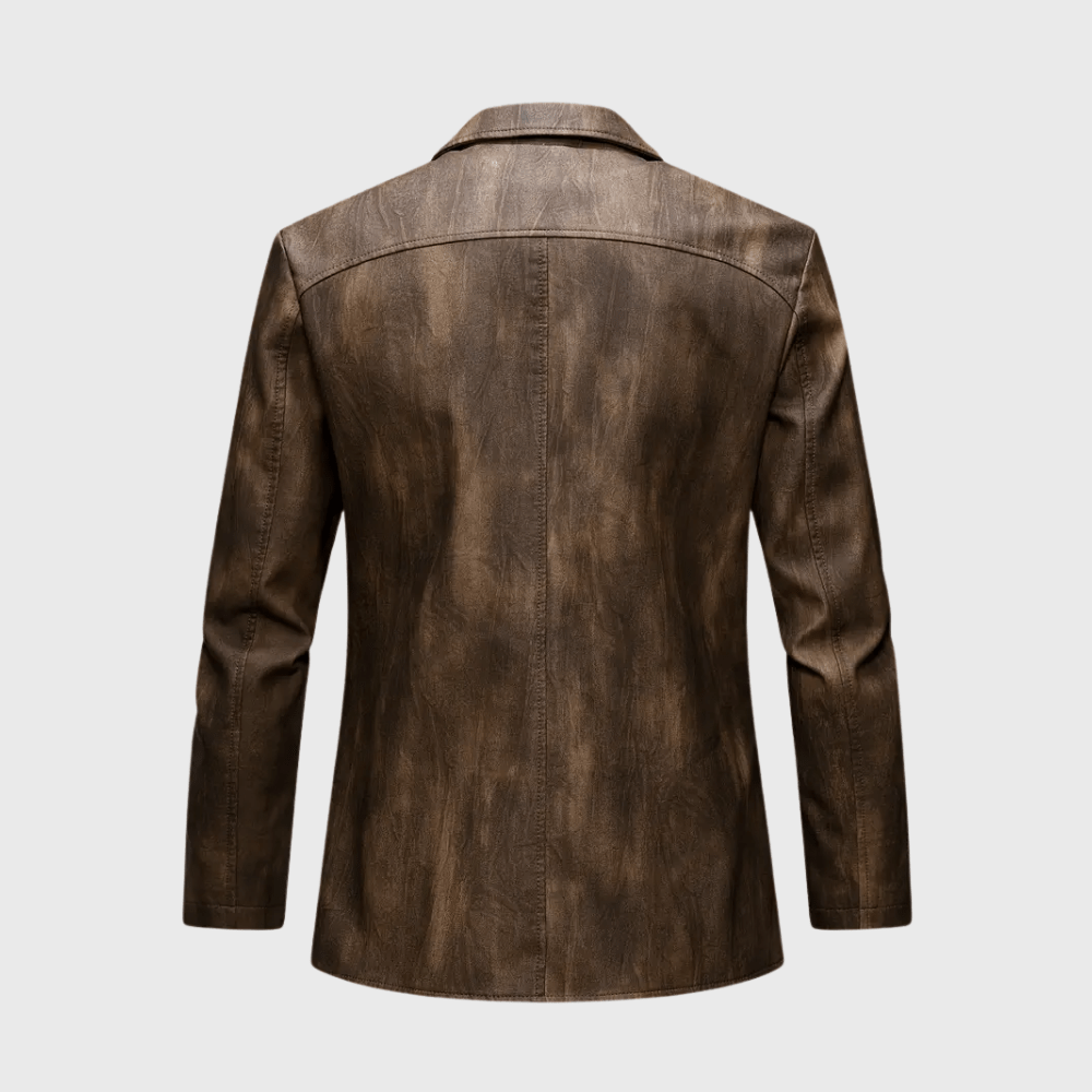 Kowalski™ | Skórzana Kurtka z Kołnierzem Typu Lokomotywa - Kowalski Warszawa