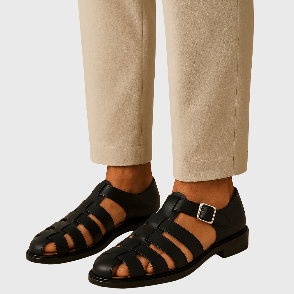 Kowalski™ | Zamknięte sandały z elegancką klamrą - Kowalski Warszawa