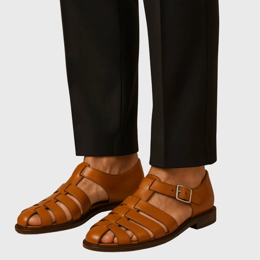 Kowalski™ | Zamknięte sandały z elegancką klamrą - Kowalski Warszawa