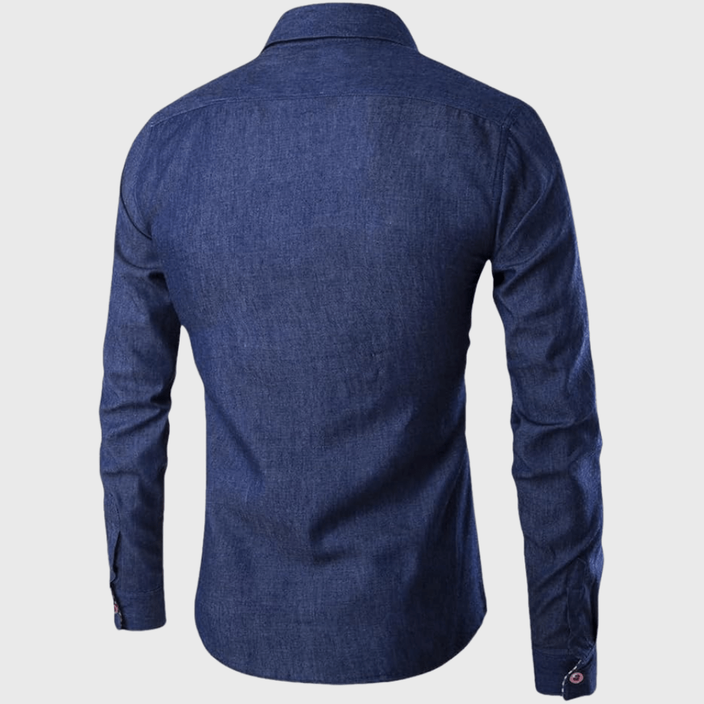 Kowalski™ | Męska koszula slim fit z dżinsu - Kowalski Warszawa