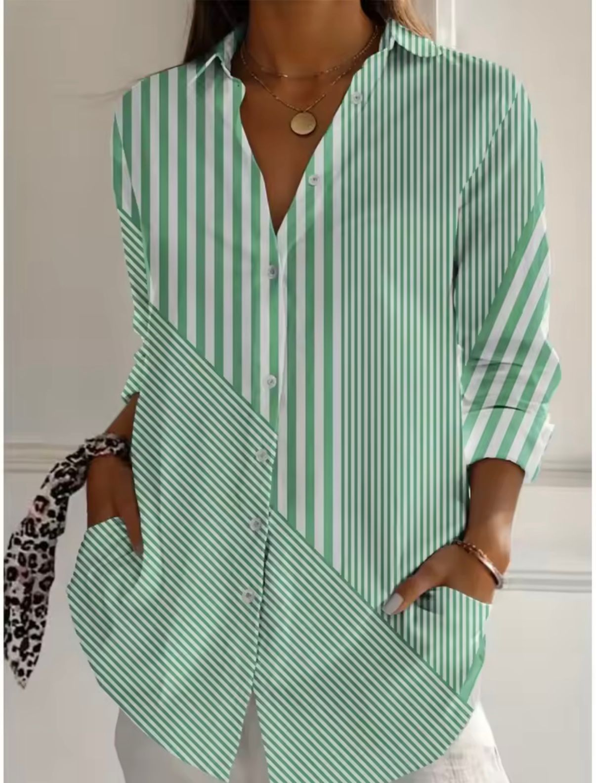 Kowalski™ | Bluzka w Paski z Guziki