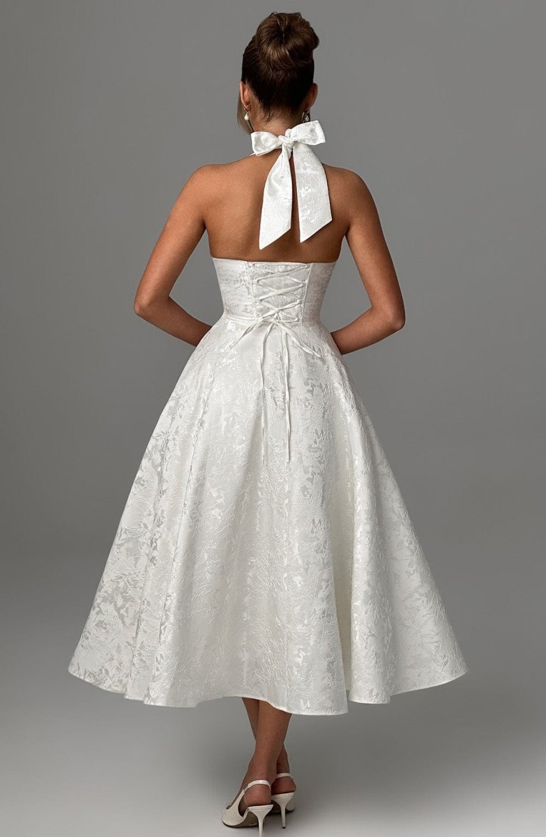 Kowalski™ | Midi sukienka z dekoltem na szyi - Kowalski Warszawa