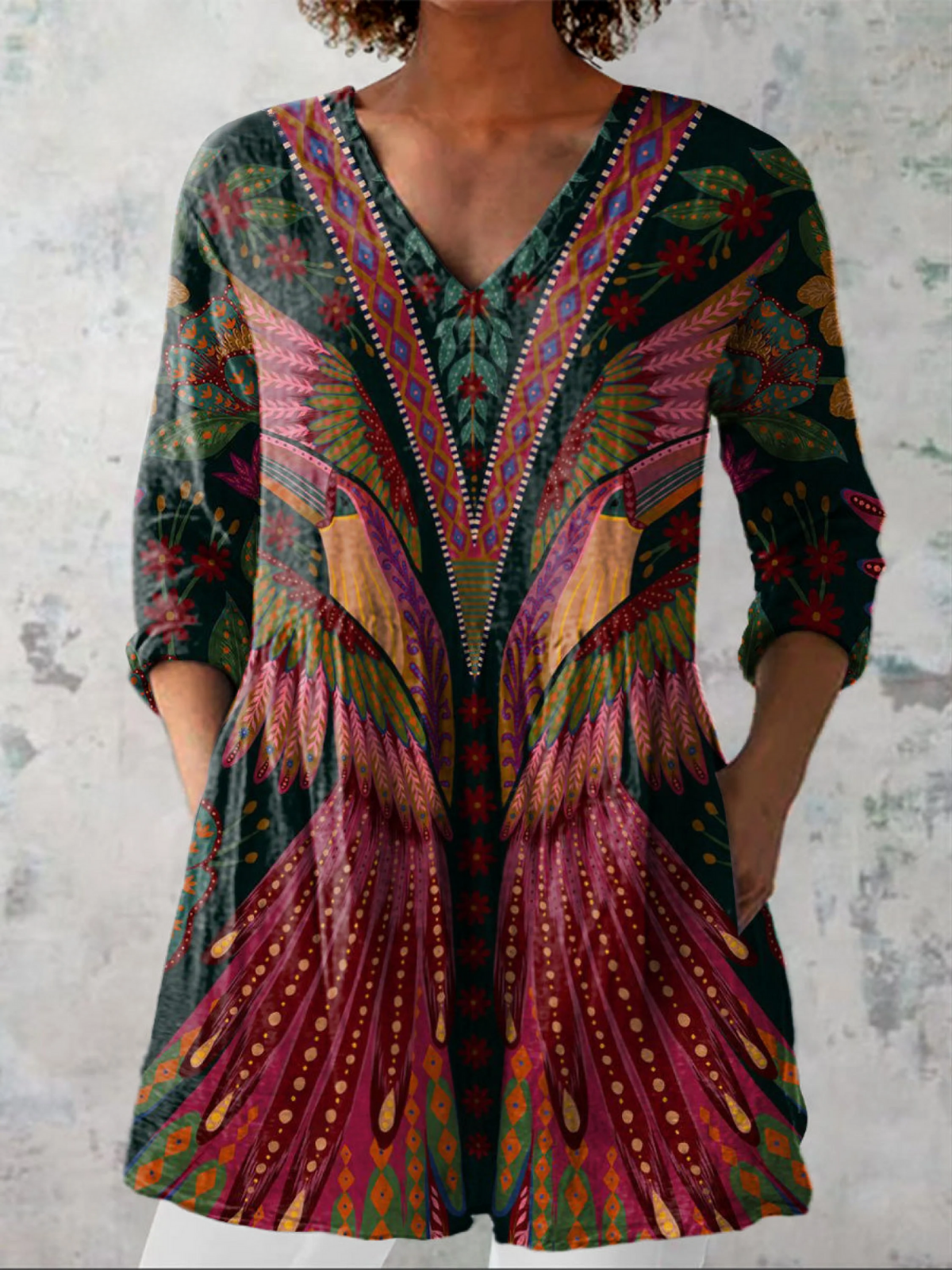 Kowalski™ | Swobodna Tunika z Dekoltem V