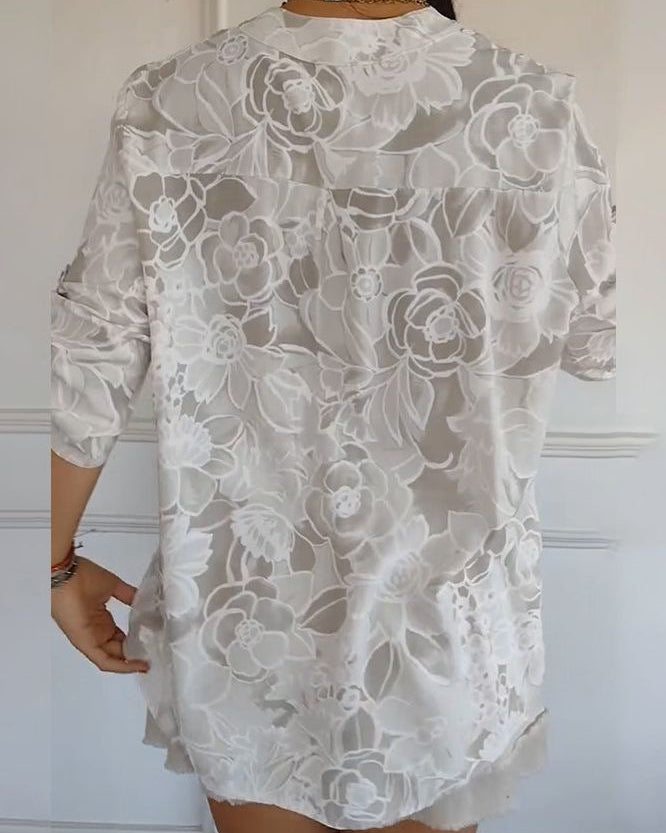 Kowalski™ | Lekka Bluzka w Kwiatowy Wzór