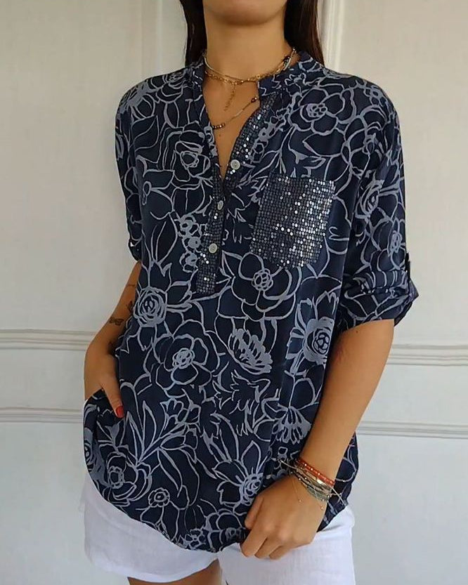 Kowalski™ | Lekka Bluzka w Kwiatowy Wzór