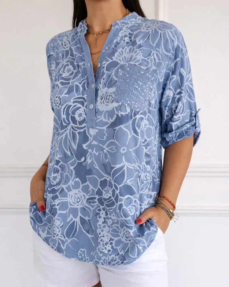 Kowalski™ | Lekka Bluzka w Kwiatowy Wzór