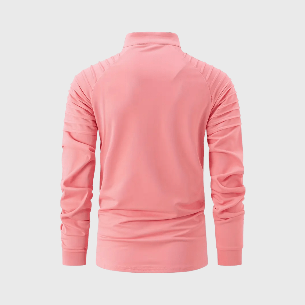 Kowalski™ | Koszulka Polo z Długim Rękawem i Zamkiem Błyskawicznym - Kowalski Warszawa