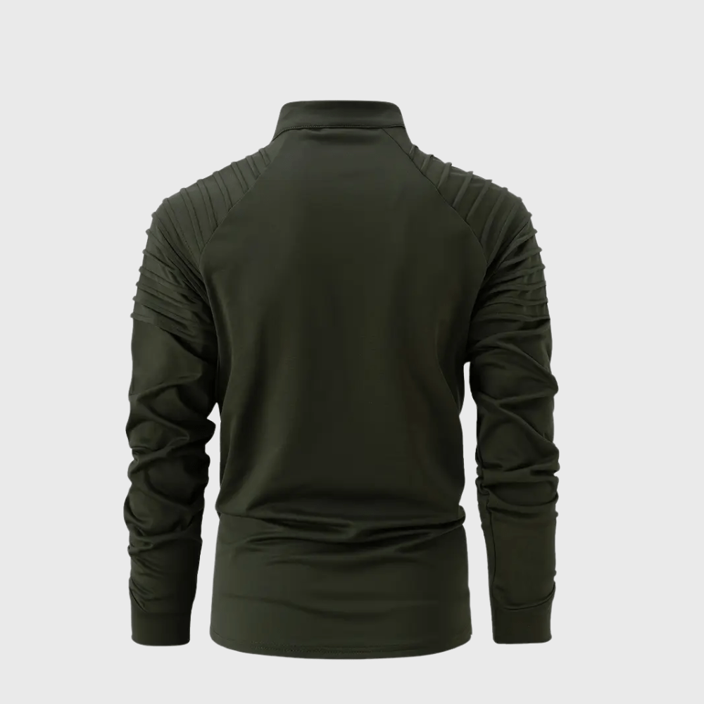 Kowalski™ | Koszulka Polo z Długim Rękawem i Zamkiem Błyskawicznym - Kowalski Warszawa