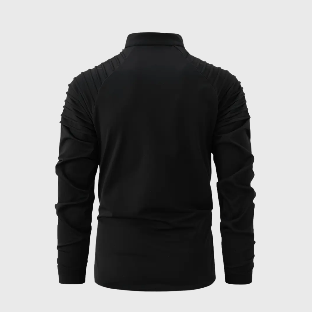 Kowalski™ | Koszulka Polo z Długim Rękawem i Zamkiem Błyskawicznym - Kowalski Warszawa