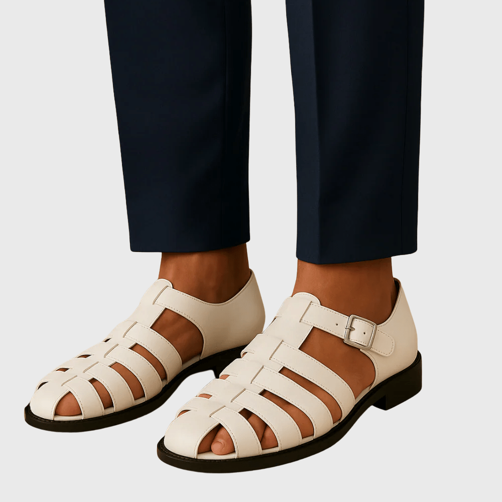 Kowalski™ | Zamknięte sandały z elegancką klamrą - Kowalski Warszawa