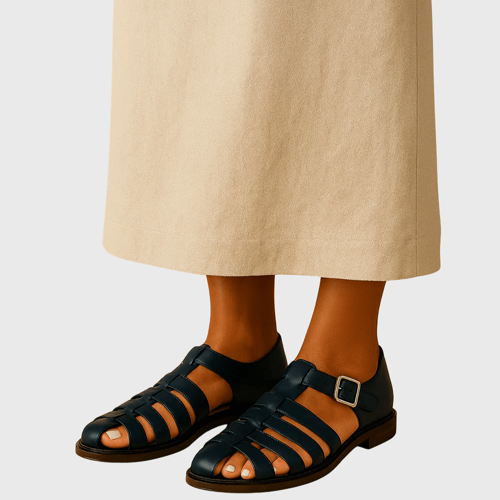 Kowalski™ | Zamknięte sandały z elegancką klamrą - Kowalski Warszawa