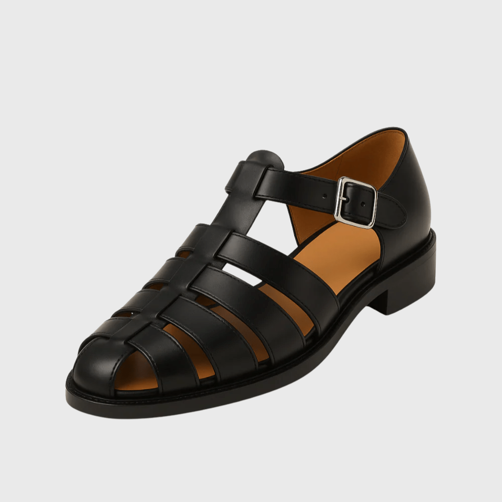 Kowalski™ | Zamknięte sandały z elegancką klamrą - Kowalski Warszawa