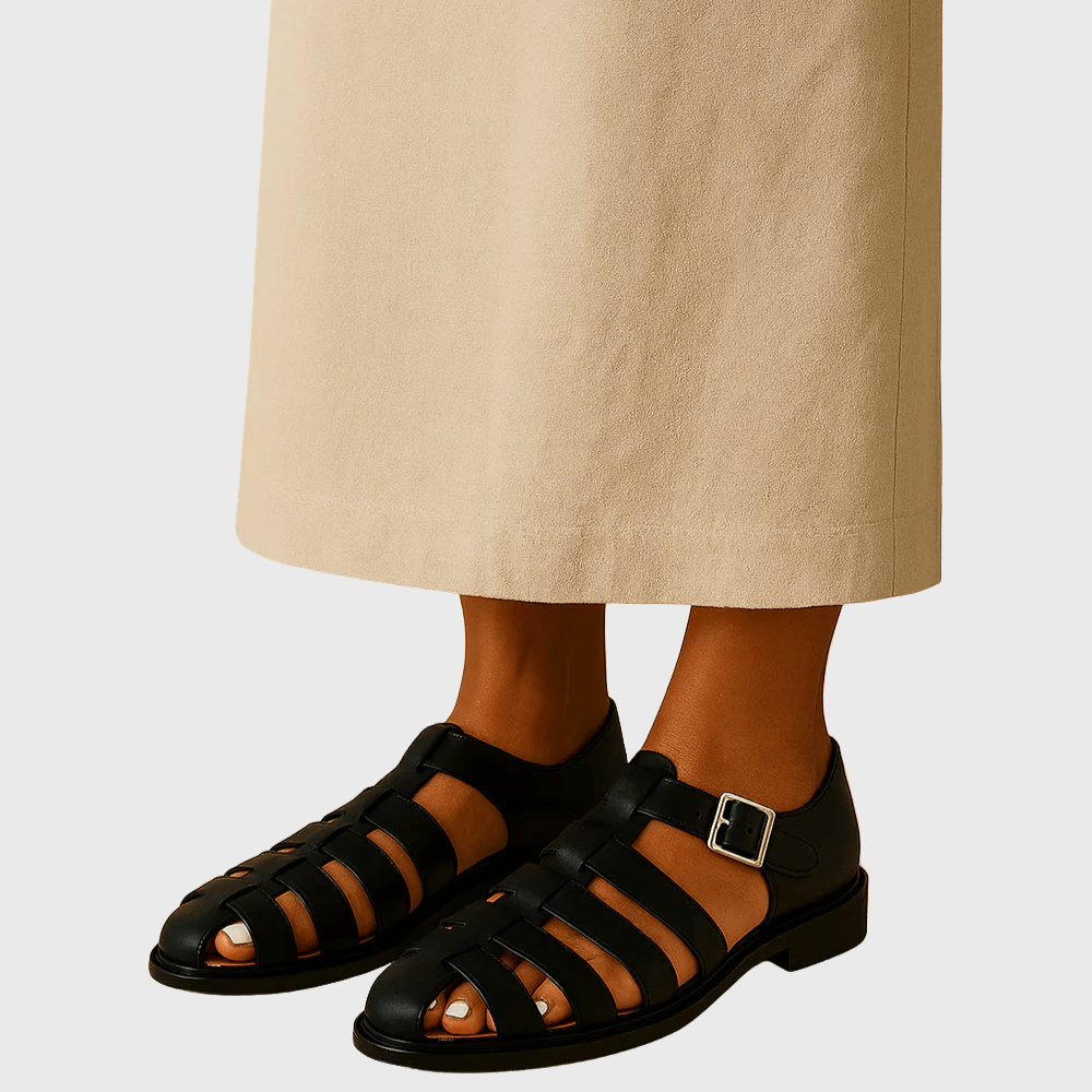 Kowalski™ | Zamknięte sandały z elegancką klamrą - Kowalski Warszawa