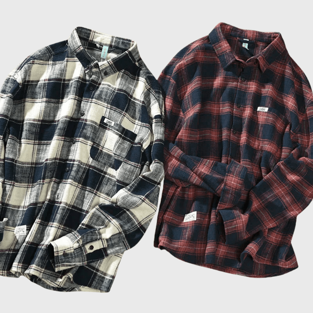 Kowalski™ | Klasyczna koszula w kratę z długimi rękawami - Kowalski Warszawa